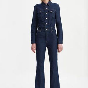 Levi’s Long Sleeve dark denim jumpsuit
